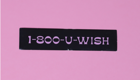 1-800-U-Wish Sticker